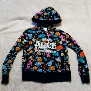 Disney Alice in Wonderland hoodie size xs